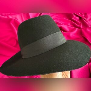 Black Fedora Hat Stylish. Any occasion. Elegant. Perfect accessory for everyone